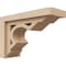 Ekena Millwork 4"W x 12"D x 8"H Classic Sheridan Rough Cedar Woodgrain TimberThane Corbel, Primed Tan CORUR04X12X08SHERCPR - alternate 1